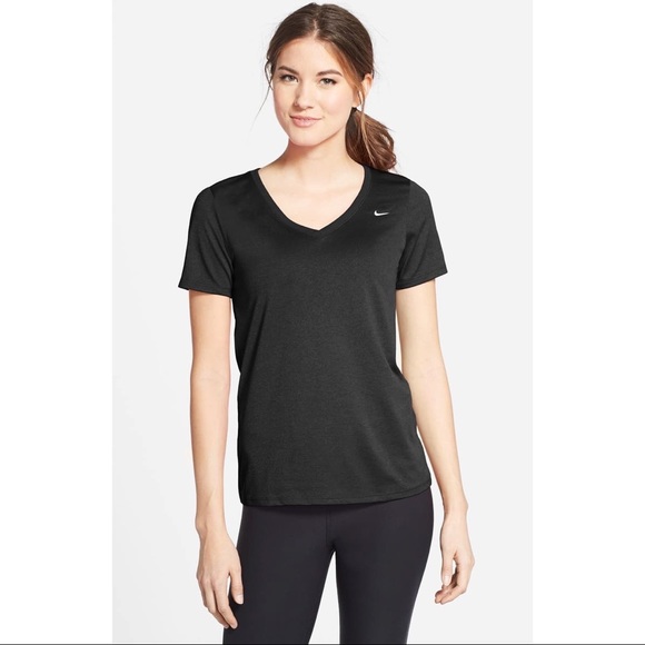 Nike Tops - NIKE Women’s Dri-Fit Short Sleeve V Neck Top